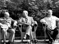 Deltakerne på konferansen var blant annet Winston Churchill, Harry S. Truman og Josef Stalin.